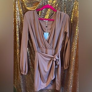 Lovers and Friends mauve dress REVOLVE